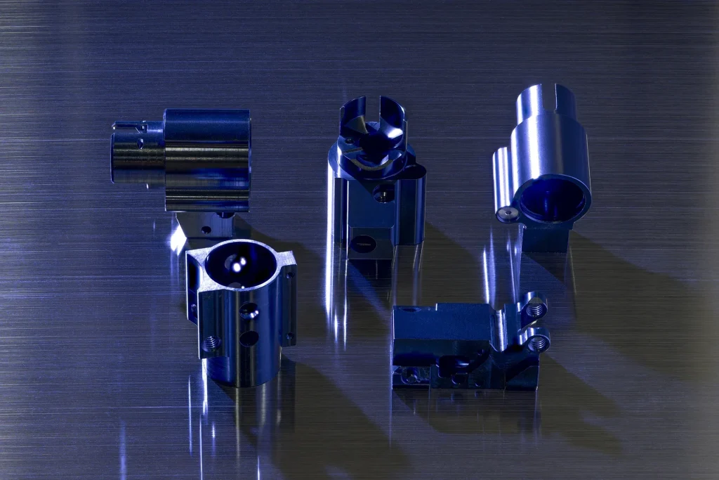Precision CNC Machining metal parts Black Oxide Anodizing